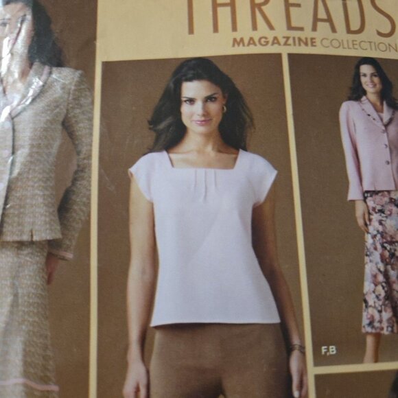 Simplicity Threads 4368 Skirt Pants Top Jacket P5  12-20 UNCUT FF Sewing Pattern - Picture 4 of 8